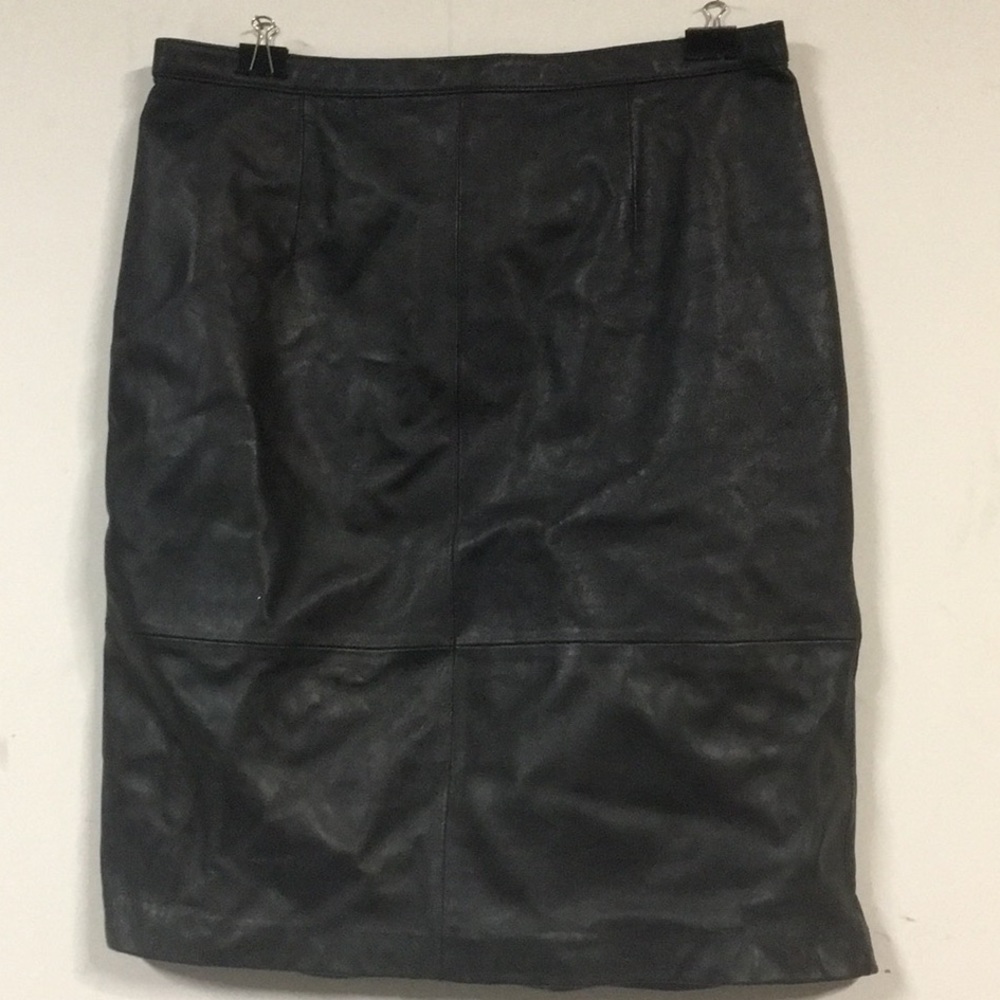 Jaclyn Smith | Women’s Leather Pencil Skirt | 16